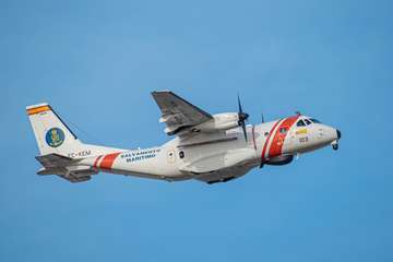 El Ejército del Aire pone a prueba sus capacidades en el cielo de Telde/Antonio Rico.